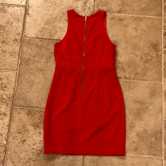 Lulus Orange Front Cutout Bodycon Dress - Picture 3 of 3